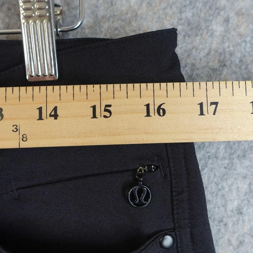 Lululemon‎ ABC Pants Mens 32x26 Black Slim 5 Pocket Warpstreme Commuter Trousers